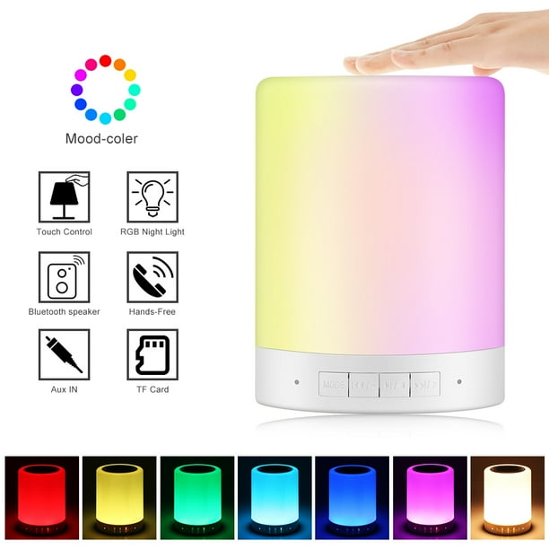 Night Light Bluetooth Speaker Portable Wireless Bluetooth Touch Control